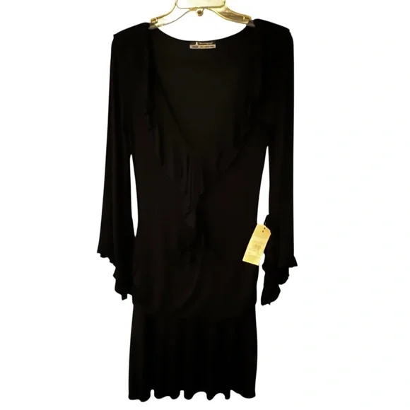 Rinascimento Linea X-Generation Witchy Goth Waist Flared Arm Dress Stevie Nichs - Picture 6 of 16